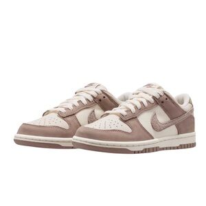 Nike Dunk Low Retro Se Sneakers in Platinum Violet, Cave Stone, & Pale Ivory